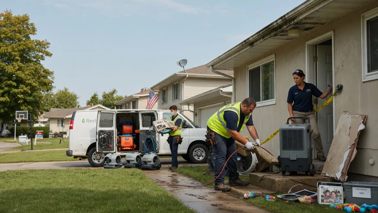 Water Damage Restoration in Hartford, IL near me
